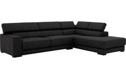 Goossens hoekbank nora grijs stof - 8190123-204-01