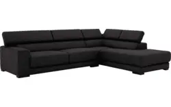 Goossens hoekbank nora grijs stof - 8190123-204-01