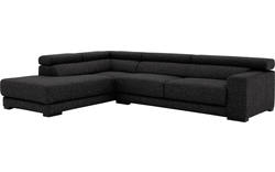 Goossens hoekbank nora grijs stof - 8190123-204-01-gespiegeld