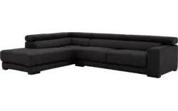 Goossens hoekbank nora grijs stof - 8190123-204-01-gespiegeld