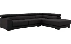 Goossens hoekbank nora grijs stof - 8190123-204-01