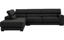 Goossens hoekbank nora grijs stof - 8190123-205-02-gespiegeld
