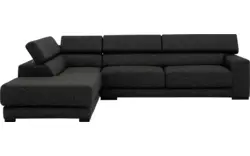 Goossens hoekbank nora grijs stof - 8190123-205-01-gespiegeld