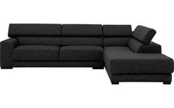 Goossens hoekbank nora grijs stof - 8190123-205-02
