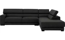 Goossens hoekbank nora grijs stof - 8190123-205-01