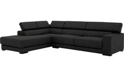 Goossens hoekbank nora grijs stof - 8190123-205-01-gespiegeld