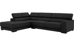 Goossens hoekbank nora grijs stof - 8190123-205-01-gespiegeld
