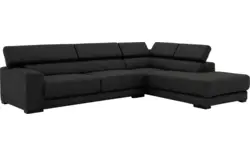 Goossens hoekbank nora grijs stof - 8190123-205-01
