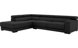 Goossens hoekbank nora grijs stof - 8190123-205-01-gespiegeld