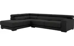 Goossens hoekbank nora grijs stof - 8190123-205-01-gespiegeld