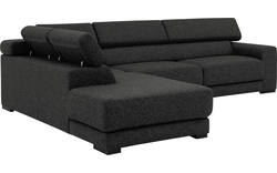 Goossens hoekbank nora grijs stof - 8190123-205-01-gespiegeld