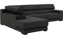 Goossens hoekbank nora grijs stof - 8190123-205-01-gespiegeld