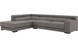 Goossens hoekbank nora grijs stof - 8190123-207-01-gespiegeld