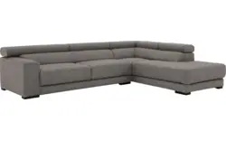 Goossens hoekbank nora grijs stof - 8190123-207-01
