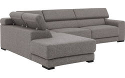 Goossens hoekbank nora grijs stof - 8190123-207-01-gespiegeld