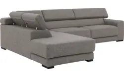 Goossens hoekbank nora grijs stof - 8190123-207-01-gespiegeld