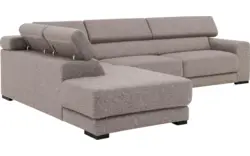 Goossens hoekbank nora grijs stof - 8190123-208-01-gespiegeld