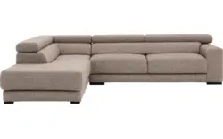 Goossens hoekbank nora beige stof - 8190123-209-01-gespiegeld