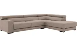 Goossens hoekbank nora beige stof - 8190123-209-01