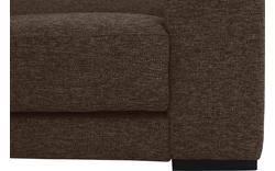 Goossens hoekbank nora bruin stof - 8190123-211-01-gespiegeld