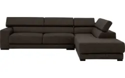 Goossens hoekbank nora bruin stof - 8190123-213-01