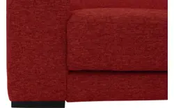 Goossens hoekbank nora rood stof - 8190707-216-01