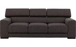 Goossens zitbank nora bruin stof - 8190126-02