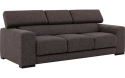 Goossens zitbank nora bruin stof - 8190126-01