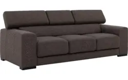 Goossens zitbank nora bruin stof - 8190126-01