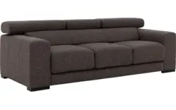 Goossens zitbank nora bruin stof - 8190126-01