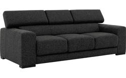 Goossens zitbank nora grijs stof - 8190126-204-01