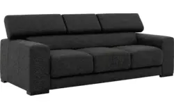 Goossens zitbank nora grijs stof - 8190126-204-01
