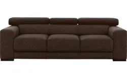 Goossens zitbank nora bruin stof - 8190126-211-01