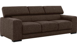 Goossens zitbank nora bruin stof - 8190126-211-01