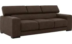 Goossens zitbank nora bruin stof - 8190126-211-01