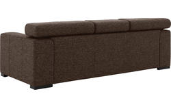 Goossens zitbank nora bruin stof - 8190126-211-01