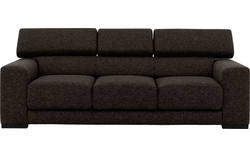 Goossens zitbank nora bruin stof - 8190126-213-02