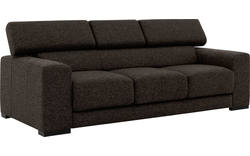 Goossens zitbank nora bruin stof - 8190126-213-01