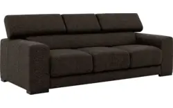 Goossens zitbank nora bruin stof - 8190126-213-01