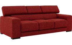 Goossens zitbank nora rood stof - 8190126-216-01