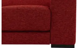 Goossens zitbank nora rood stof - 8190126-216-01