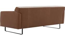 Goossens excellent zitbank montreal bruin leer - 8190129-06