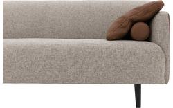 Goossens excellent zitbank montreal bruin leer - 8190129-06