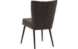 Goossens eetkamerstoel rob bruin stof - 8190139-03
