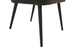 Goossens eetkamerstoel rob bruin stof - 8190139-02