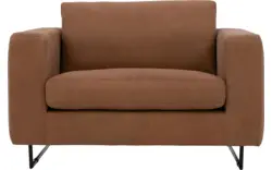 Goossens excellent loveseat jovani bruin leer - 8190140-01