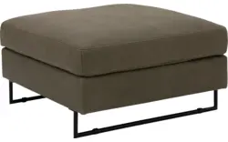 Goossens hocker jovani groen leer - 8190143-01
