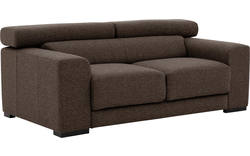 Goossens zitbank nora bruin stof - 8190154-211-01