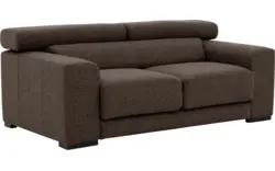 Goossens zitbank nora bruin stof - 8190154-211-01