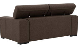 Goossens zitbank nora bruin stof - 8190154-211-01